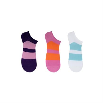 The Socks Company 3 Çift Desenli Kadın Babet Çorap