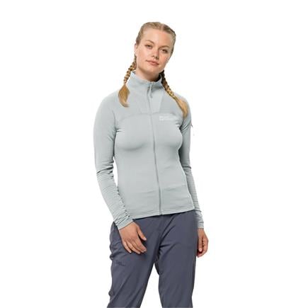 Jack Wolfskin Prelight Fz W Kadin Gri Polar Ceket
