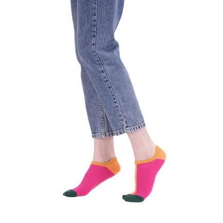 The Socks Company 3 Çift Desenli Kadın Babet Çorap
