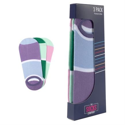 The Socks Company 3 Çift Desenli Kadın Babet Çorap
