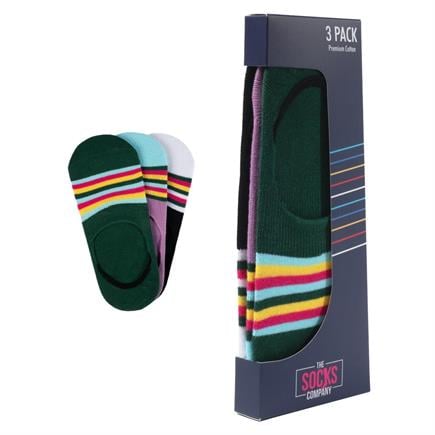 The Socks Company 3 Çift Desenli Kadın Babet Çorap