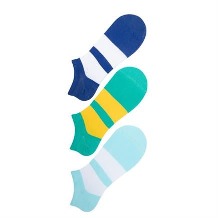 The Socks Company 3 Çift Desenli Erkek Babet Çorap