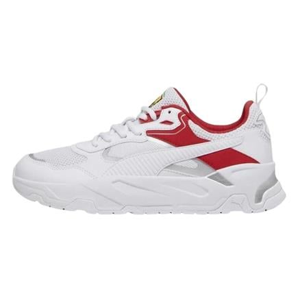 Puma Ferrari Trinity-P White-P Silver-Rosso Corsa Erkek Sneaker