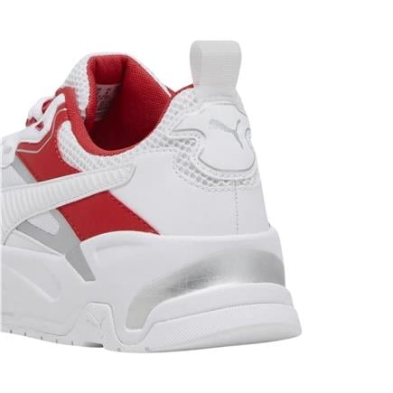 Puma Ferrari Trinity-P White-P Silver-Rosso Corsa Erkek Sneaker