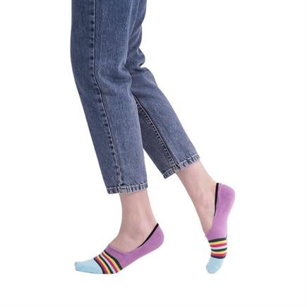 The Socks Company 3 Çift Desenli Kadın Babet Çorap