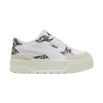 Puma Karmen II Idol Snake Chic Kadın Beyaz Ayakkabı