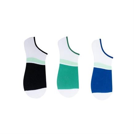The Socks Company 3 Çift Desenli Erkek Babet Çorap