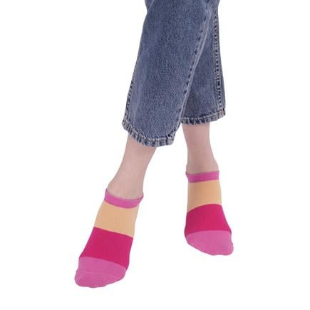 The Socks Company 3 Çift Desenli Kadın Babet Çorap