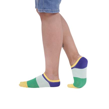 The Socks Company 3 Çift Desenli Erkek Babet Çorap