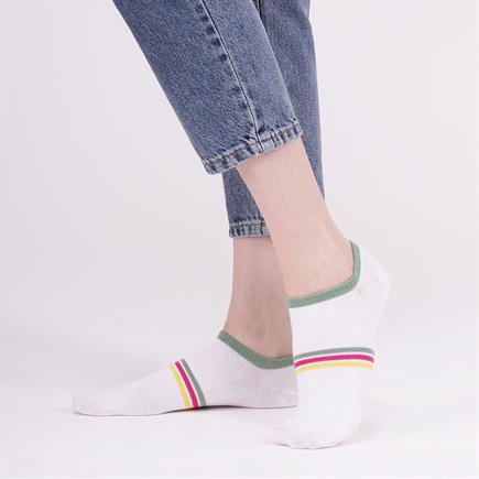 The Socks Company 3 Çift Desenli Kadın Babet Çorap