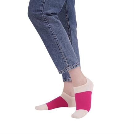 The Socks Company 3 Çift Desenli Kadın Babet Çorap