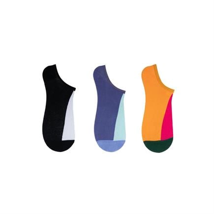The Socks Company 3 Çift Desenli Kadın Babet Çorap