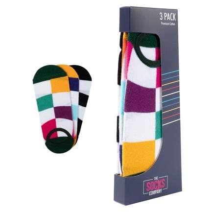 The Socks Company 3 Çift Desenli Kadın Babet Çorap