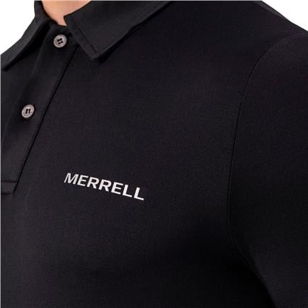 Merrell Pace M Erkek Siyah Polo T-Shirt