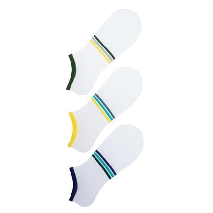 The Socks Company 3 Çift Desenli Erkek Babet Çorap