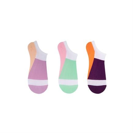 The Socks Company 3 Çift Desenli Kadın Babet Çorap