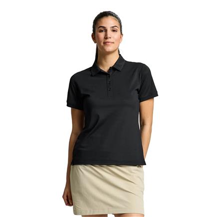 Slam Ws Tech Pıque Polo Ss Siyah Kadın T-Shirt
