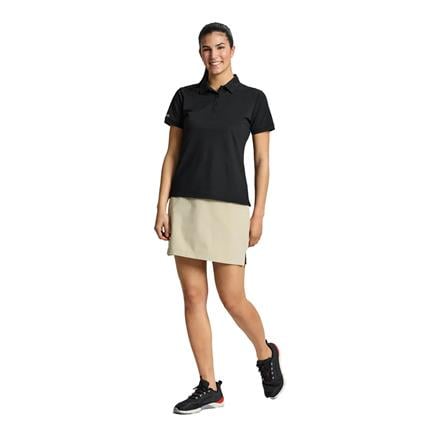 Slam Ws Tech Pıque Polo Ss Siyah Kadın T-Shirt