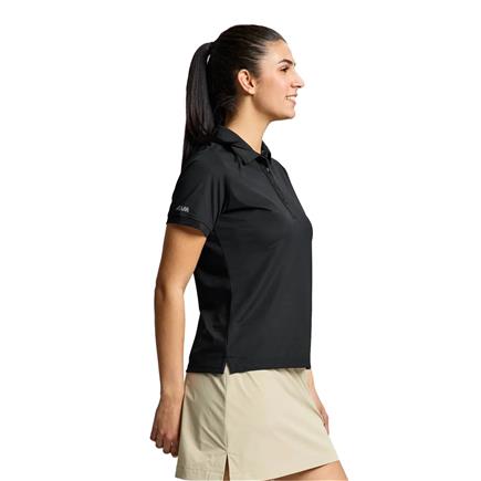 Slam Ws Tech Pıque Polo Ss Siyah Kadın T-Shirt