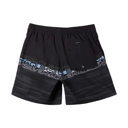Quiksilver Everyday Wordblock Volley 17 Erkek Siyah Volley Short