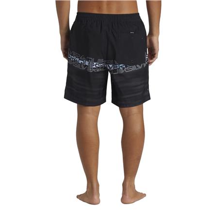 Quiksilver Everyday Wordblock Volley 17 Erkek Siyah Volley Short