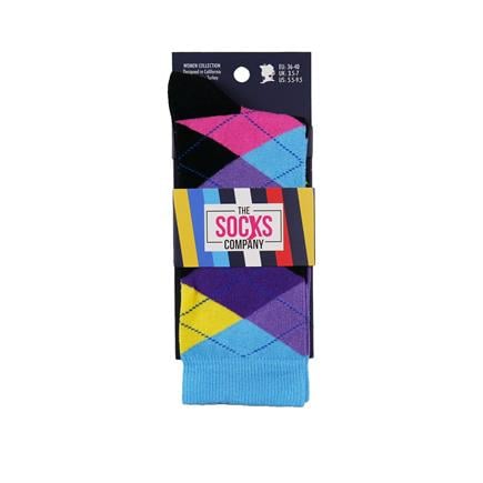 The Socks Company Desenli Kadın Soket Çorap