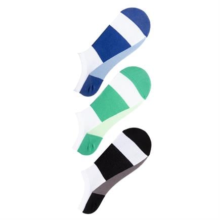 The Socks Company 3 Çift Desenli Erkek Babet Çorap
