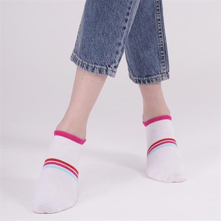The Socks Company 3 Çift Desenli Kadın Babet Çorap