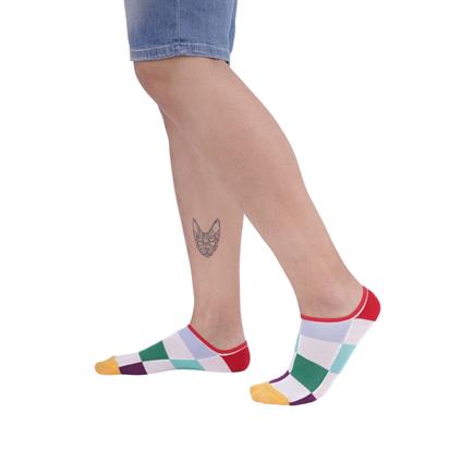 The Socks Company 3 Çift Desenli Erkek Babet Çorap