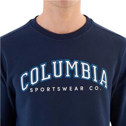 Columbia Csc M Collage Logo Lacivert Erkek Sweatshirt