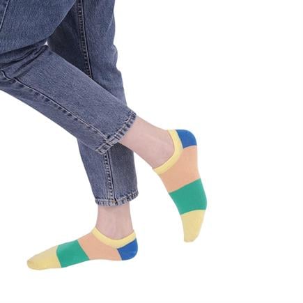 The Socks Company 3 Çift Desenli Kadın Babet Çorap