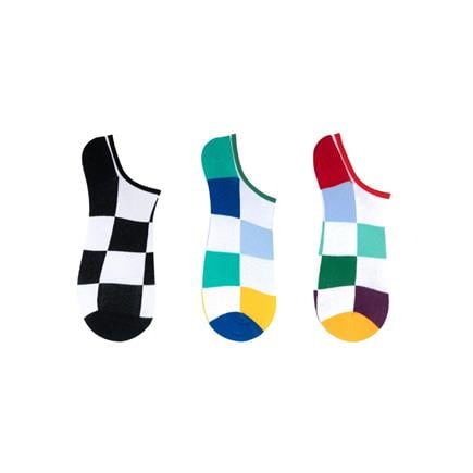 The Socks Company 3 Çift Desenli Erkek Babet Çorap