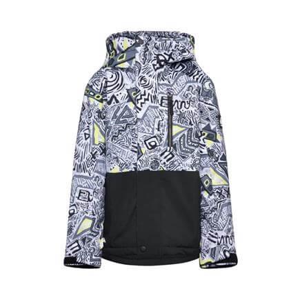 Quiksilver Mission Printed Block Youth Jk Çocuk Snowboard Ceketi