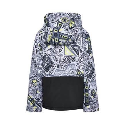 Quiksilver Mission Printed Block Youth Jk Çocuk Snowboard Ceketi