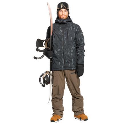 Quiksilver Mission Printed Jk Erkek Snowboard Ceketi