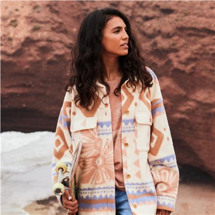 Roxy Morning Crush Shacket Kadın Polar Ceket