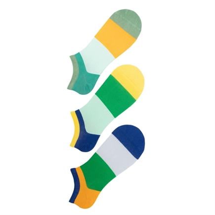 The Socks Company 3 Çift Desenli Erkek Babet Çorap