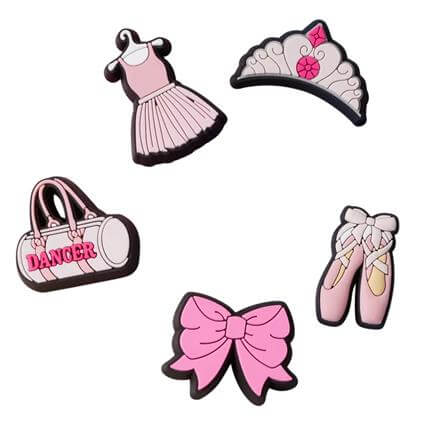 Crocs Jibbitz Ballet Class 5 Pack Charms