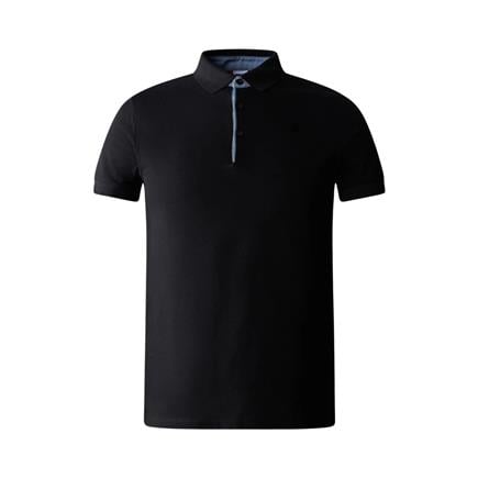 The North Face M Premium Polo Piquet Erkek Siyah T-Shirt