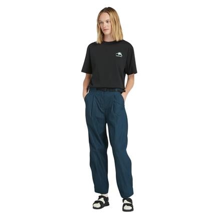Timberland Hıke Lıfe Graphıc Short-Sleeve Tee Siyah Kadın T-Shirt