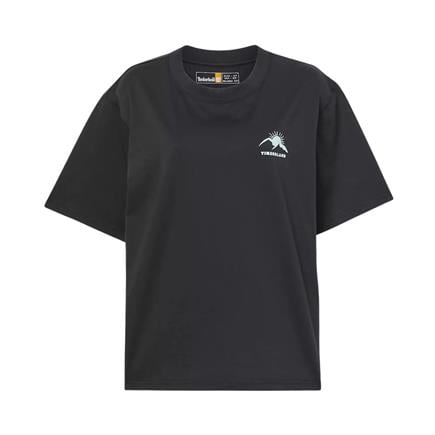 Timberland Hıke Lıfe Graphıc Short-Sleeve Tee Siyah Kadın T-Shirt