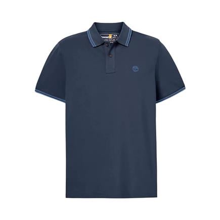 Timberland Tipped Pique Short Sleeve Polo Dark Sapphıre Erkek T-Shirt