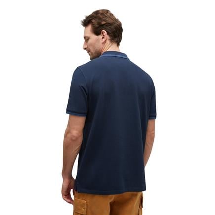 Timberland Tipped Pique Short Sleeve Polo Dark Sapphıre Erkek T-Shirt