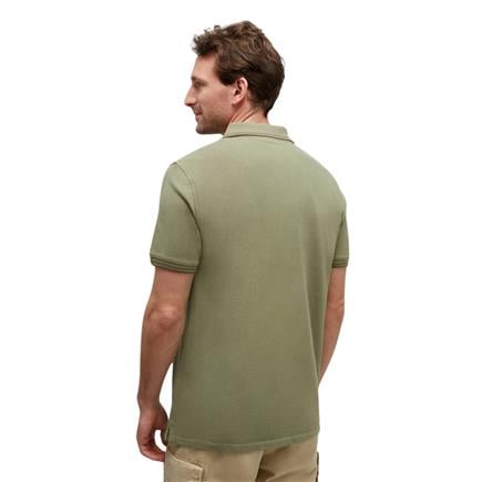 Timberland Tipped Pique Short Sleeve Polo Cassel Earth Erkek T-Shirt