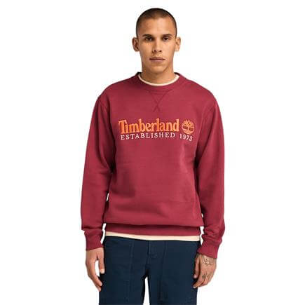 Timberland Established 1973 Embroidery Logo Brush B Erkek Sweatshirt
