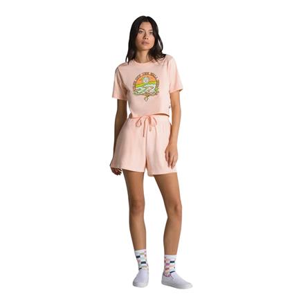 Vans Resort Mix Cropped Tropical Peach Kadın Pembe T-Shirt