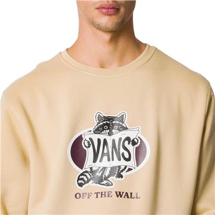 Vans Racks Crew Bej Sweathirt