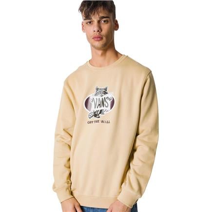 Vans Racks Crew Bej Sweathirt
