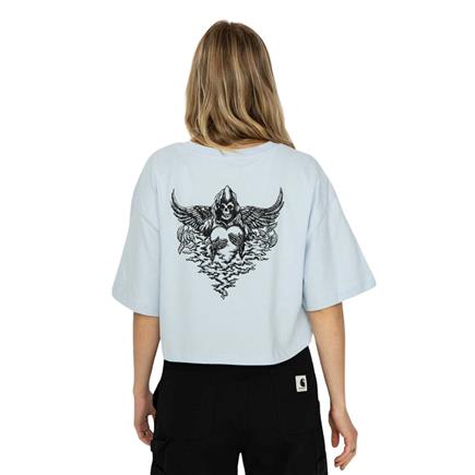 Vans Vexed Relax Crop Kadın Mavi T-Shirt