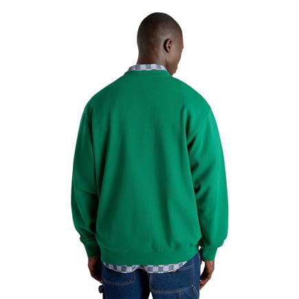 Vans ORIGINAL STANDARDS VARSITY LOOSE CREW Erkek Yeşil Sweatshirt